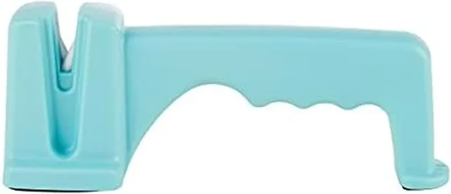 Copco edgekeeper tabletop knife sharpener, 7.48-inch in Aqua